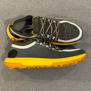 Allbirds Trail Runners SWT Running Shoes Men's Size 12.5 Grey w/ Orange Rust.